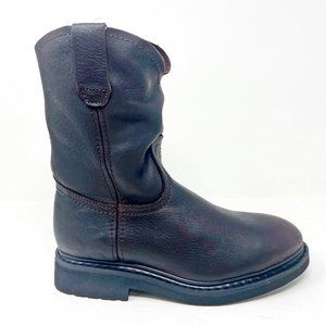 Bonanza 10" Wellington Goodyear Welt Brown Leather Mens Work Boots BAT107